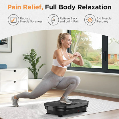 【FLYBIRD & Feierdun】Vibration Plate Exercise Machine - Home Exercise Equipment, 330/340 Lbs Capacity Lymphatic Drainage Product with LED Touch Screen, Remote Control, 2 Resistance Bands for Home Gym Fitness #Tiktokshopholidayhaul #Springstatements,Summerw