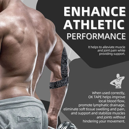 OKTAPE PRO Free Cut Printed for Gym Wrap