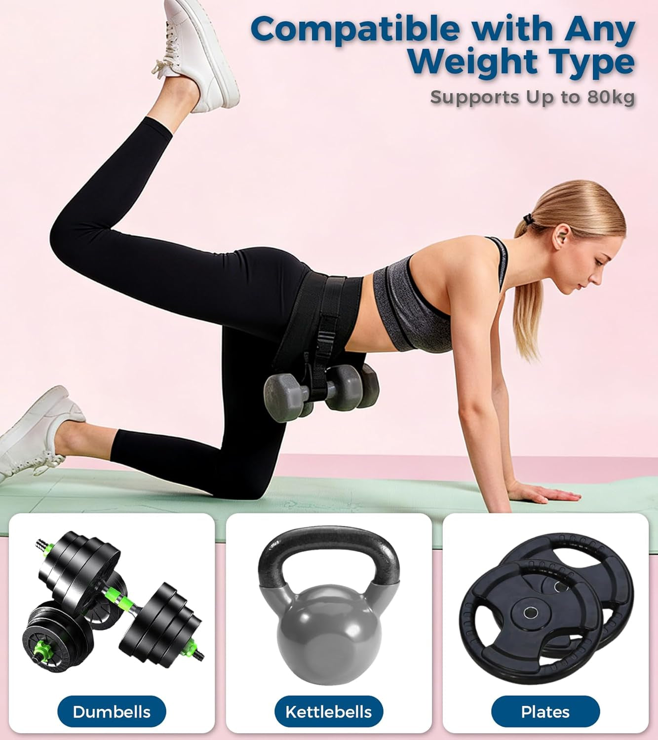 Adjustable Hip Thrust Belt