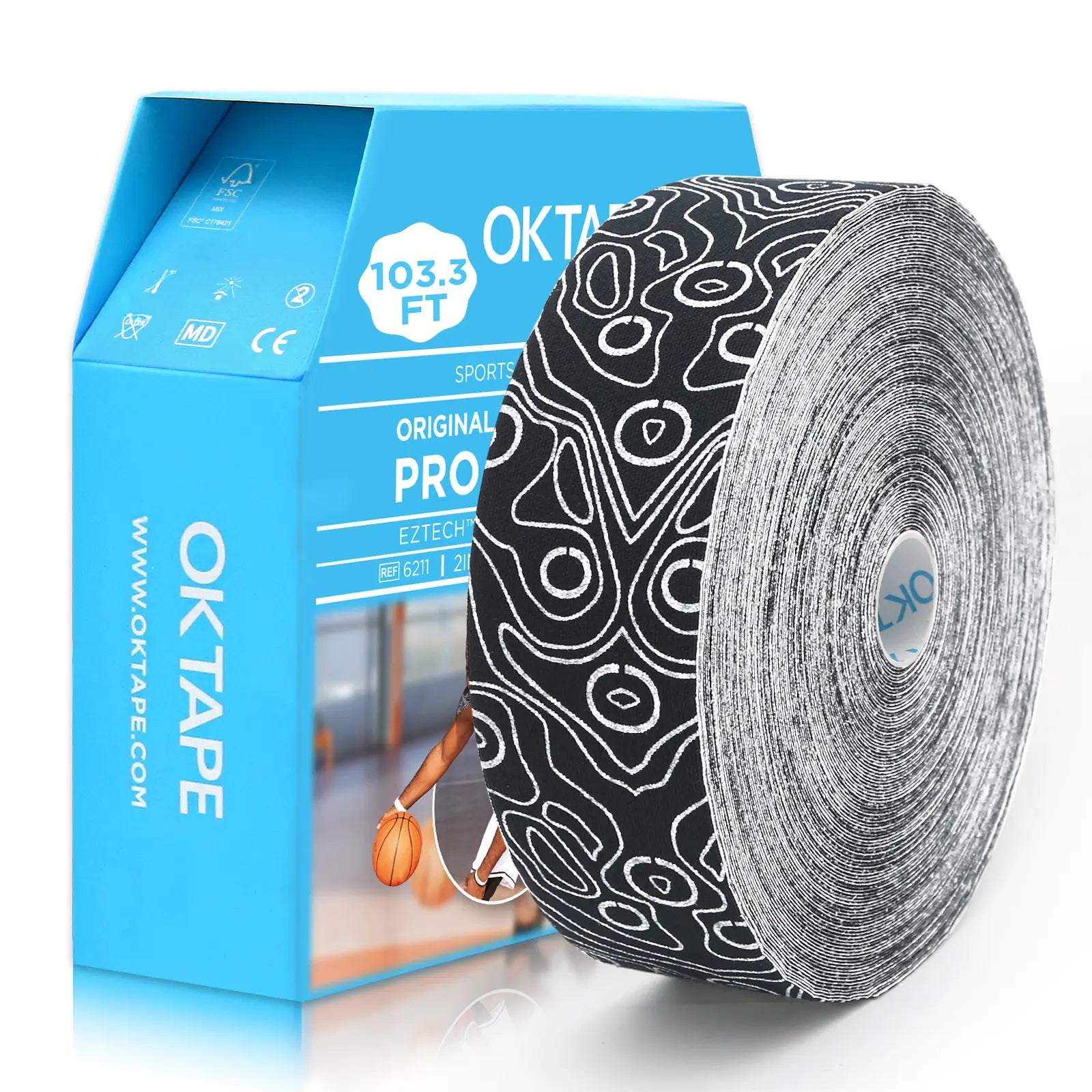 OKTAPE PRO Free Cut Printed for Gym Wrap