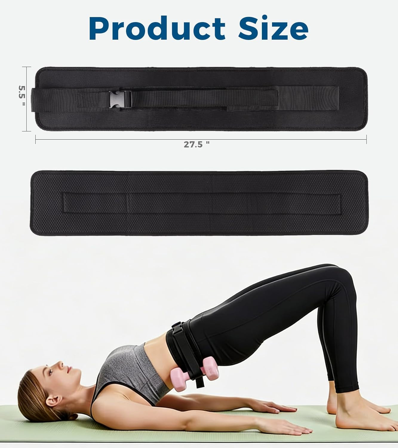 Adjustable Hip Thrust Belt