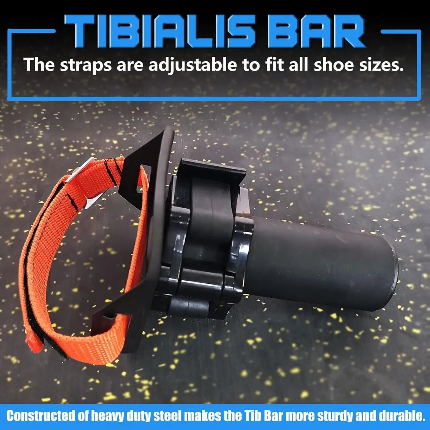 Heavy-Duty Tib Bar for Ultimate Leg Strength Training - Build Powerful Biceps Femoris & Calves!