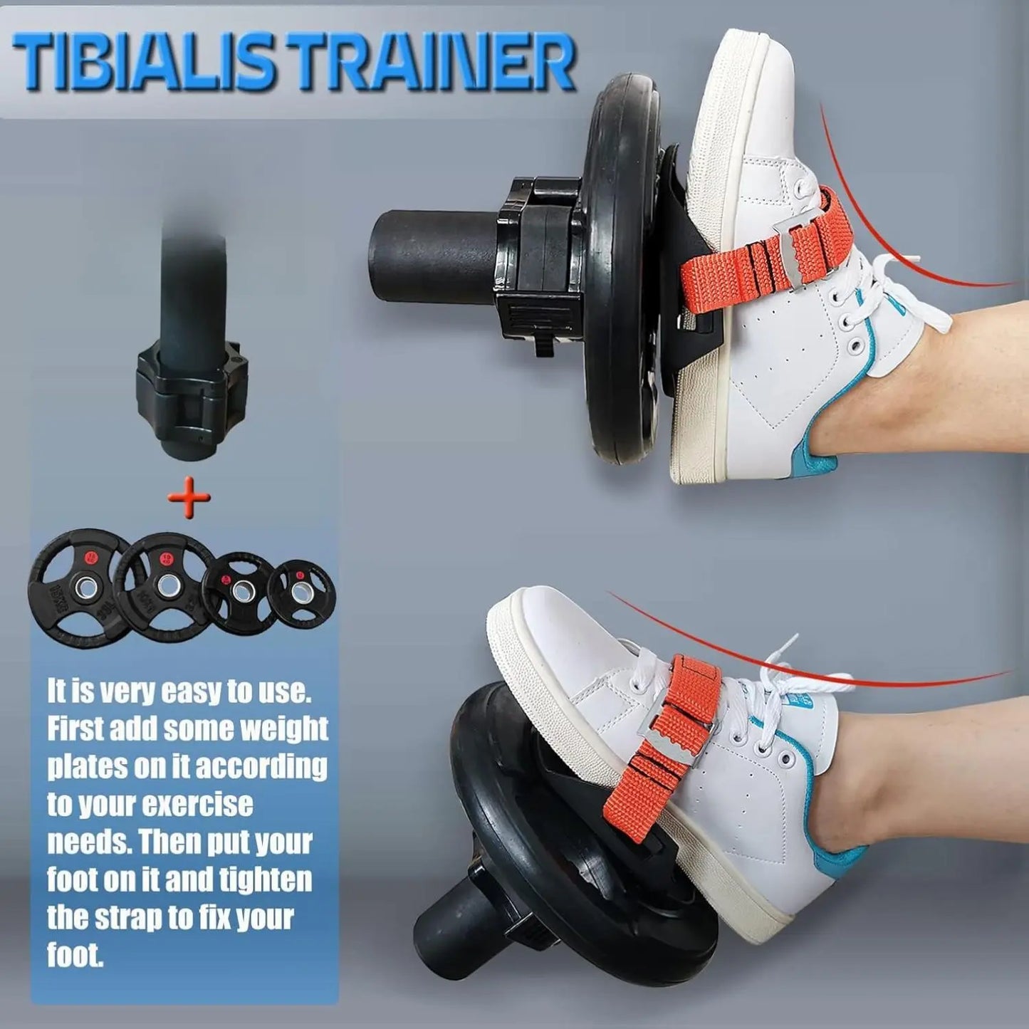 Heavy-Duty Tib Bar for Ultimate Leg Strength Training - Build Powerful Biceps Femoris & Calves!