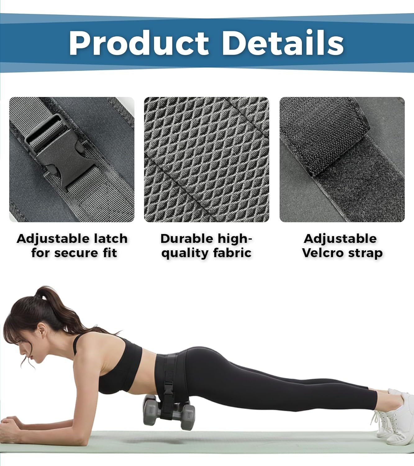 Adjustable Hip Thrust Belt